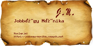 Jobbágy Mónika névjegykártya